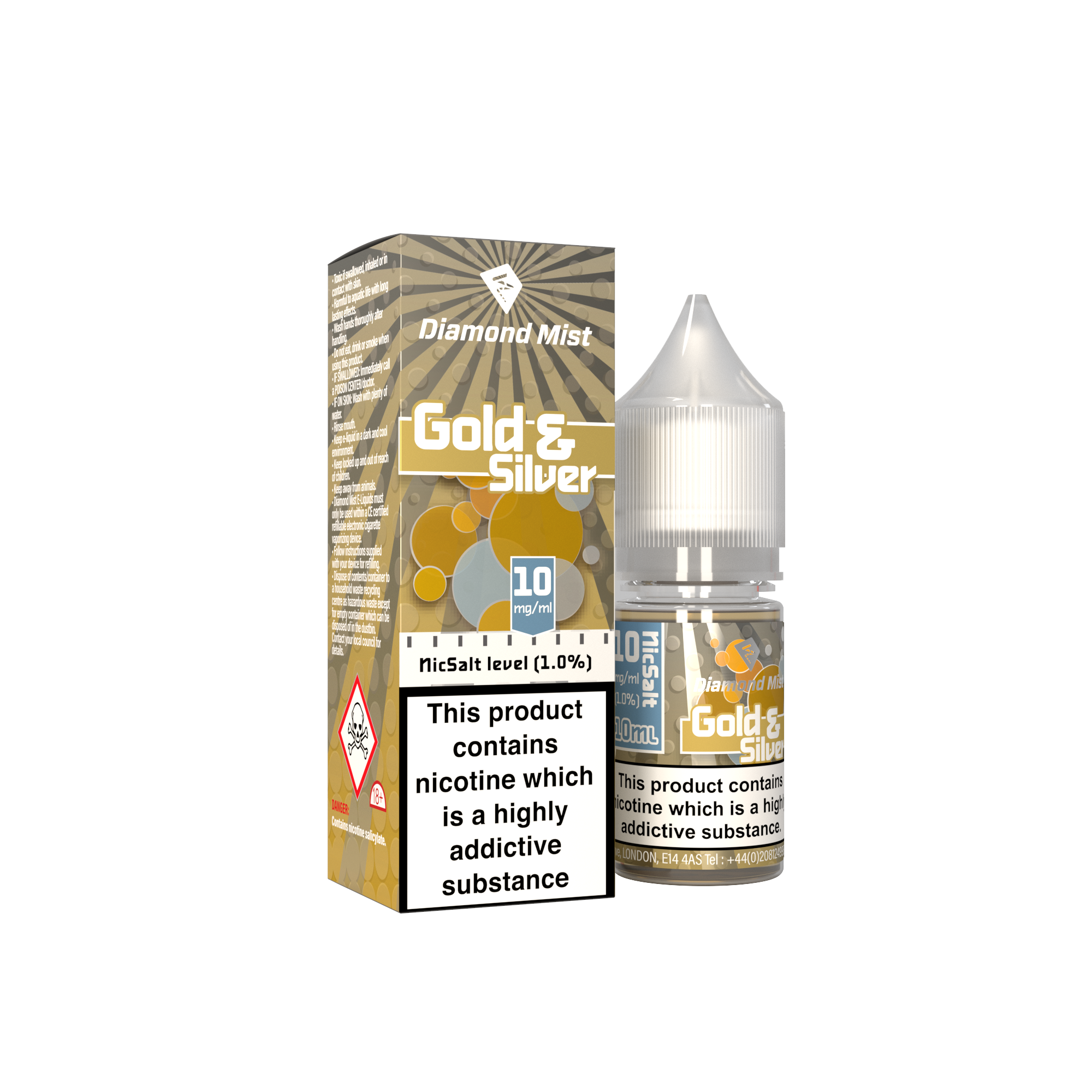 Diamond Mist Gold & Silver Nic Salt