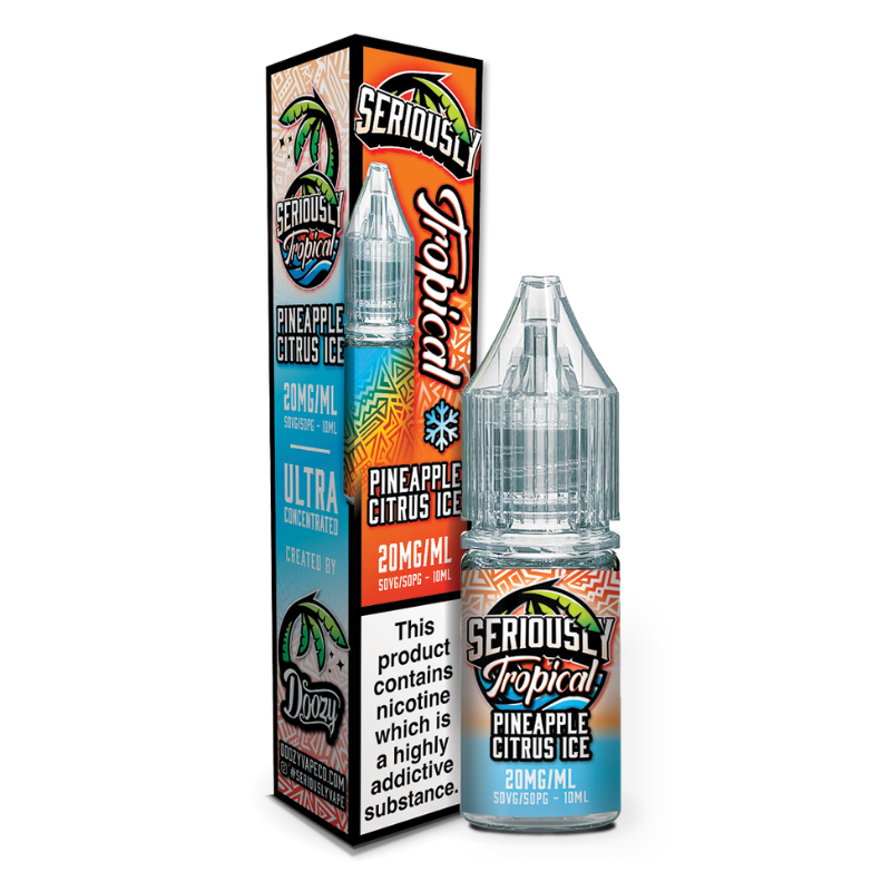 Pineapple citrus Ice By Seriously Tropical 10ml Nic Salt